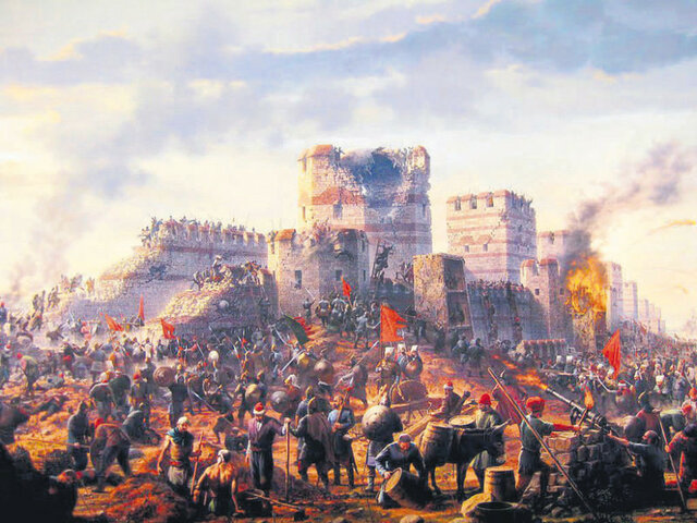 Ottoman Turks Capture Constantinople