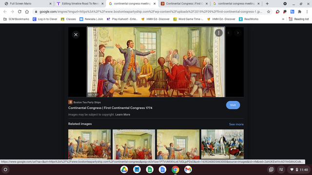 Continental Congress Meets