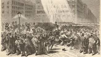 Protesta estudiantil en la Noche de San Daniel.