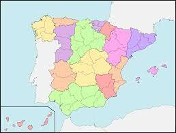 División provincial de Javier de Burgos.