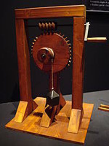 Engranaje helicoidal de Leonardo.