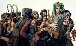 Jacob and his sons join Joseph in Egypt