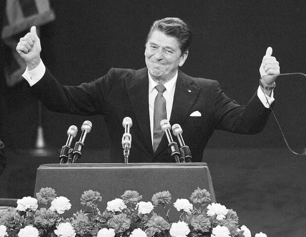 Reagan elected