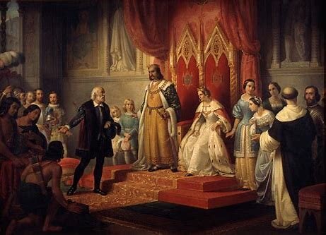 Columbus Approached The King Of Portugal.