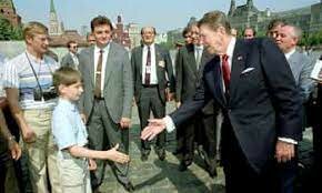 Reagan visits Soviet Union