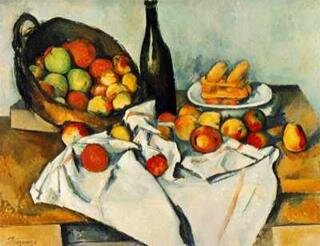 La cistella de pomes - Cezanne