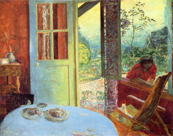 The Dining Room in the Country - Bonnard