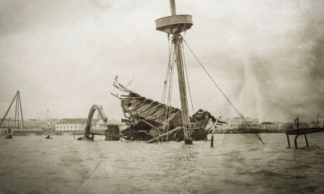 Explosión del acorazado Maine