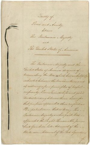 Treaty of Ghent Ratified
