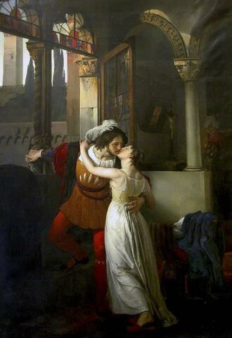 Ultimo bacio di Romeo e Giulietta (Hayez)