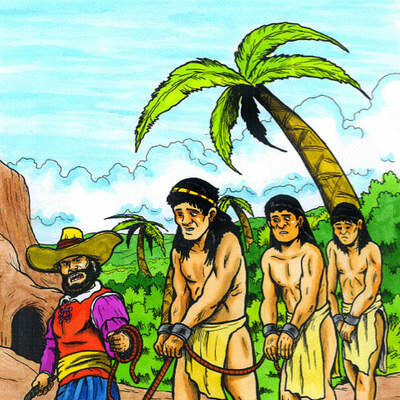 Llegada del hombre blanco a América