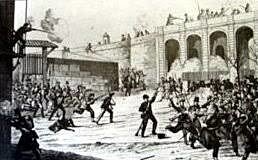 Motín en Barcelona.