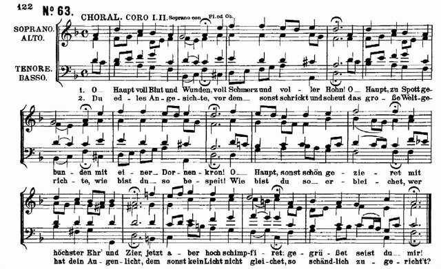 Creation of the chorale