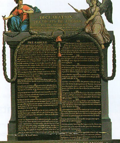 Declaración de Derechos del Hombre y el Ciudadano