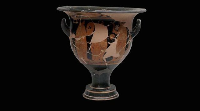 GRECIA. CERÁMICA. Crátera de campana 400-350 a. C.