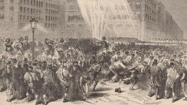 ∙ Protesta estudiantil en la Noche de San Daniel.