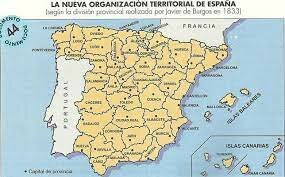 División provincial de Javier de Burgos