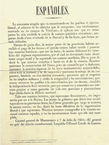Manifiesto de manzanares