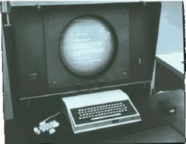 First Keyboard and Monitor