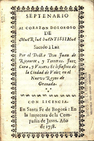 Primeros libros impresos en Colombia