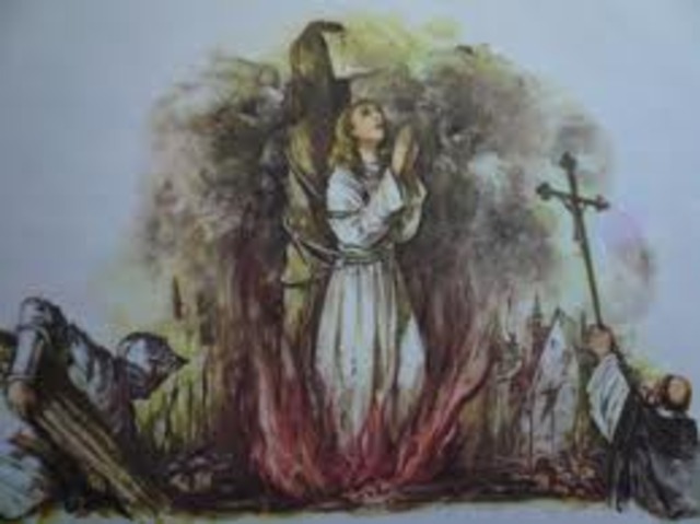 Ejecución  de Juana de Arco