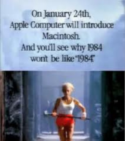 Macintosh is Launched and Shown in the Super Bowl Games
