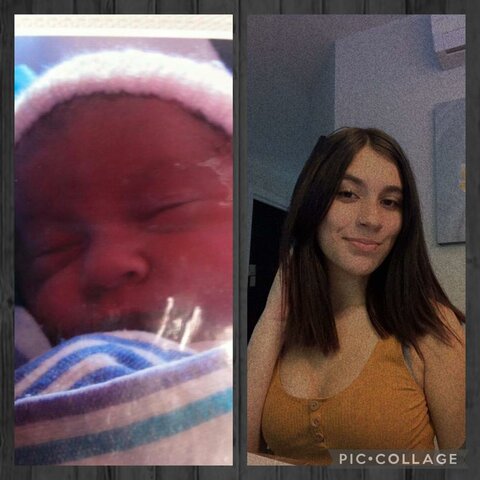 La naissance de ma première fille Camille