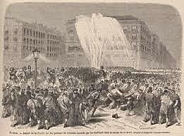 Protesta estudiantil en la Noche de San Daniel.