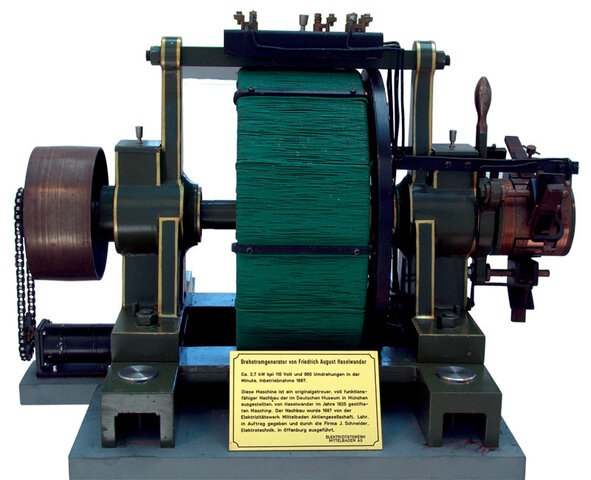 Generador de corrent altern. Nikola Tesla