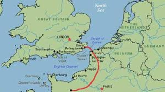 Travels back to france