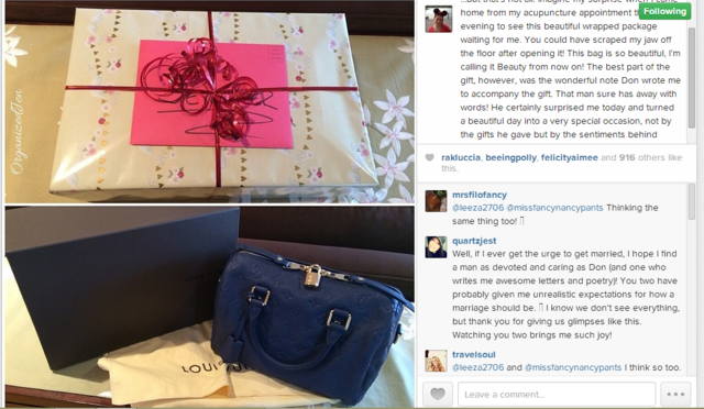 *Ron buys Gene a new LV