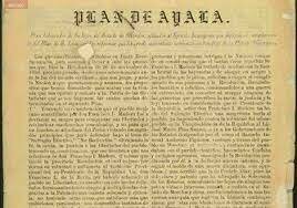 Se firma el Plan de Ayala.