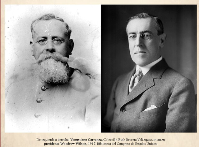 Reconocimiento de EE.UU a Carranza.