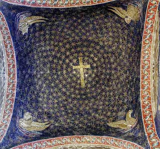Cúpula del Mausoleo de Gala Placida. Rávena