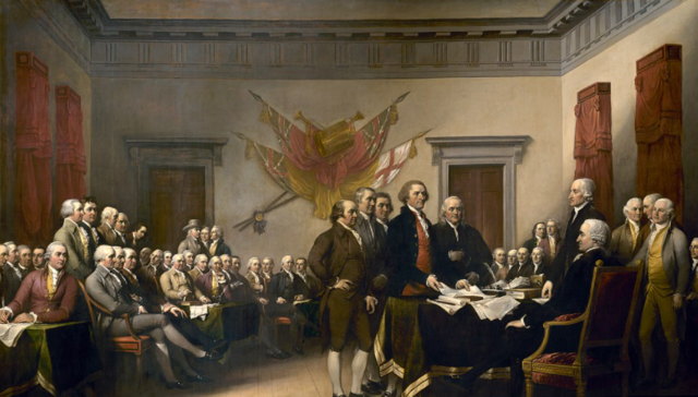 signing of the declaration of independence