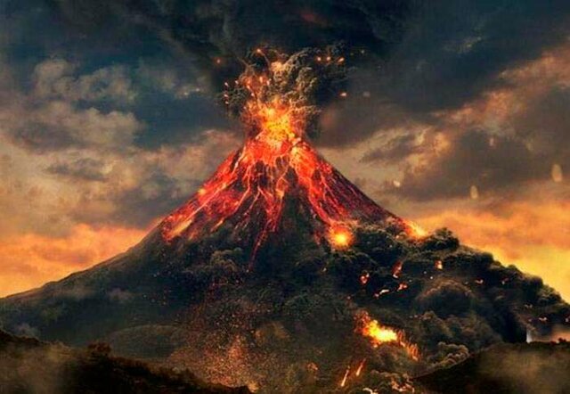 Erupcion del Vesubio