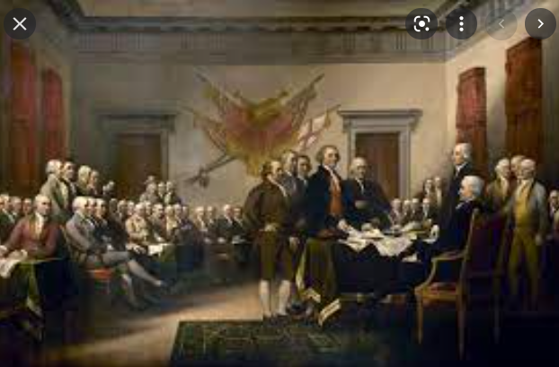 the signing of the declaration of independence