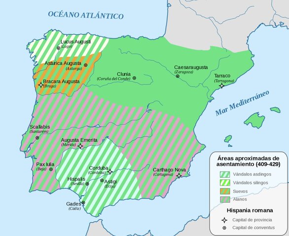 Inicio de la Invasión de los pueblos germánicos