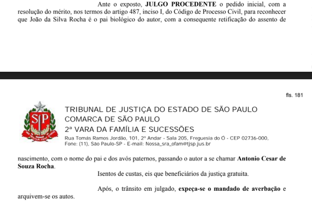 Reconhecimento de Paternidade