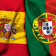 Spain portugal flag together 260nw 1056652133