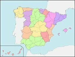División provincial de Javier de Burgos.