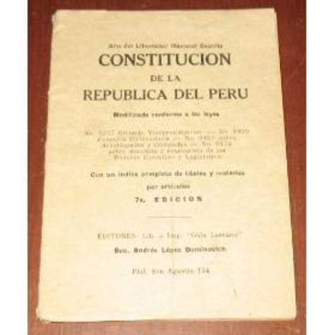 Primera constitución