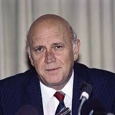 F.W de Klerk as President