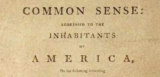 " common sense " published by Thomas Paine