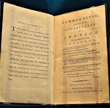 "Common sense" published by Thomas paine