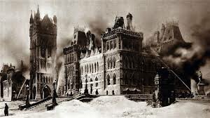Parliament Building Set Fire