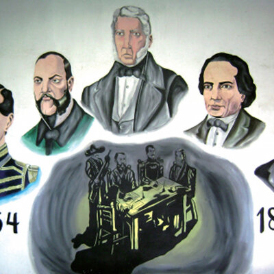 Timeline: Revolució de Ayutla hasta la llegada de Benito Juárez a la presidencia