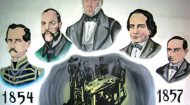 Timeline: Revolució de Ayutla hasta la llegada de Benito Juárez a la presidencia