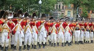 1,000's of Red Coats in Boston