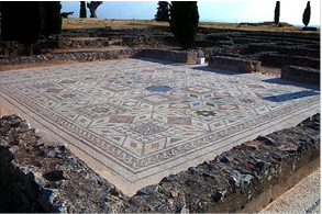 Mosaico de la Casa Taracena en Clunia